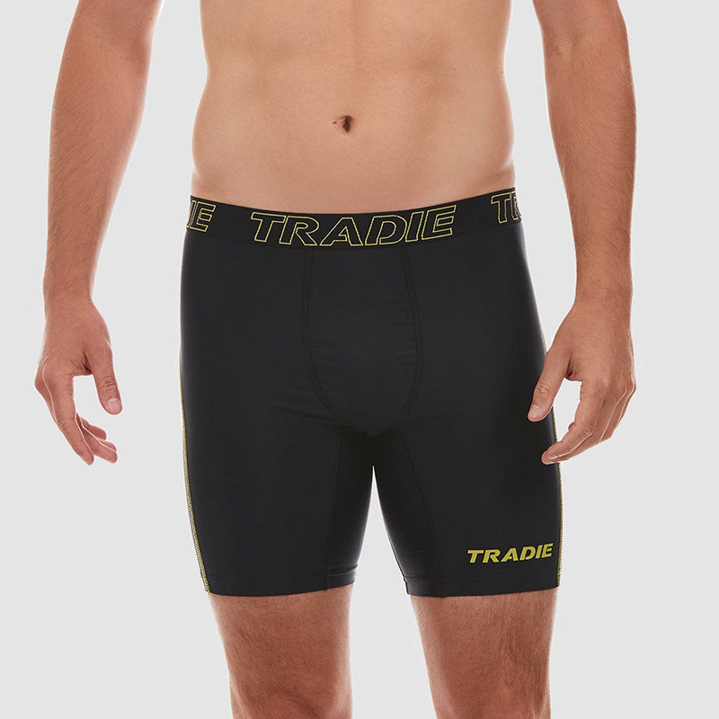 Tradie Mens Compression Trunk_Black - MJ1722SA -Black