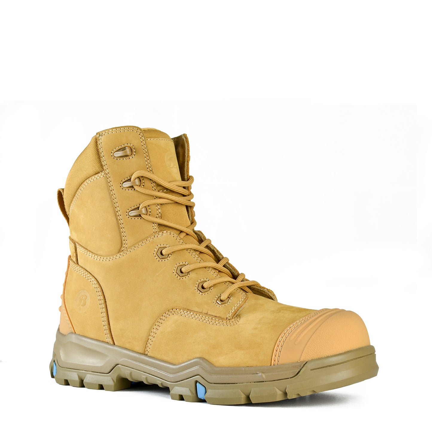 BATA - MARTO - HIGH LEG ZIP SIDED WHEAT BOOT PU/RUBBER_804-87046