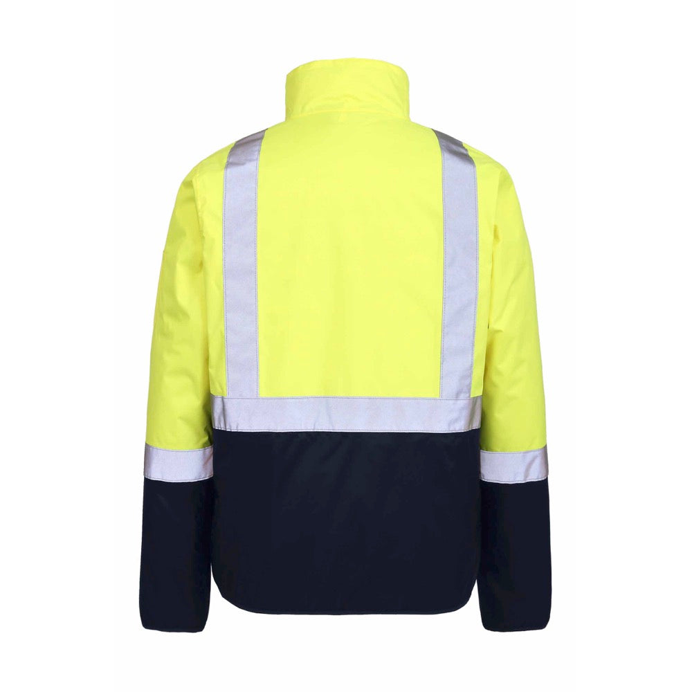Rainbird - ADULTS PILOT JACKET WITH TAPE-FLUORO YELLOW/NAVY_8580
