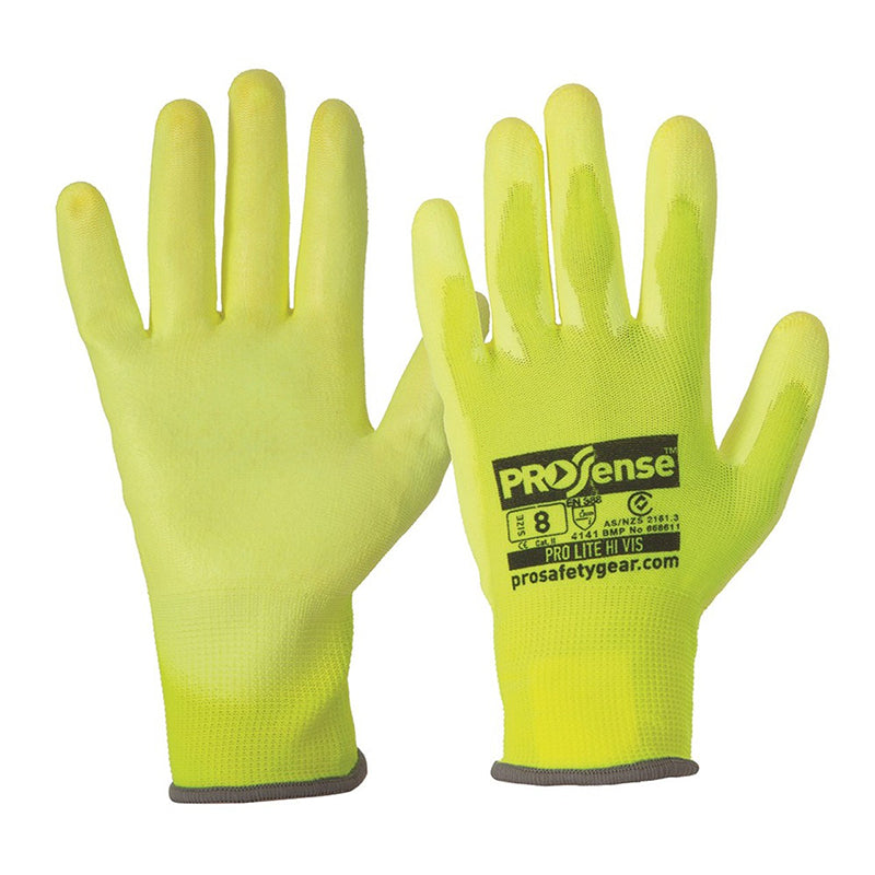 PRO CHOICE - PROSENSE PROLITE HI-VIS GLOVE - PUNY