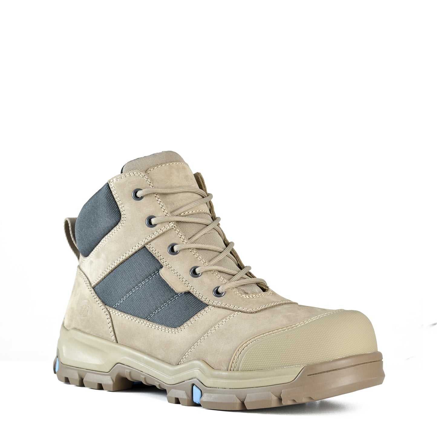 BATA - ROY - LOW LEG ZIP SIDED SLATE/STONE PU/RUBBER_804-89044