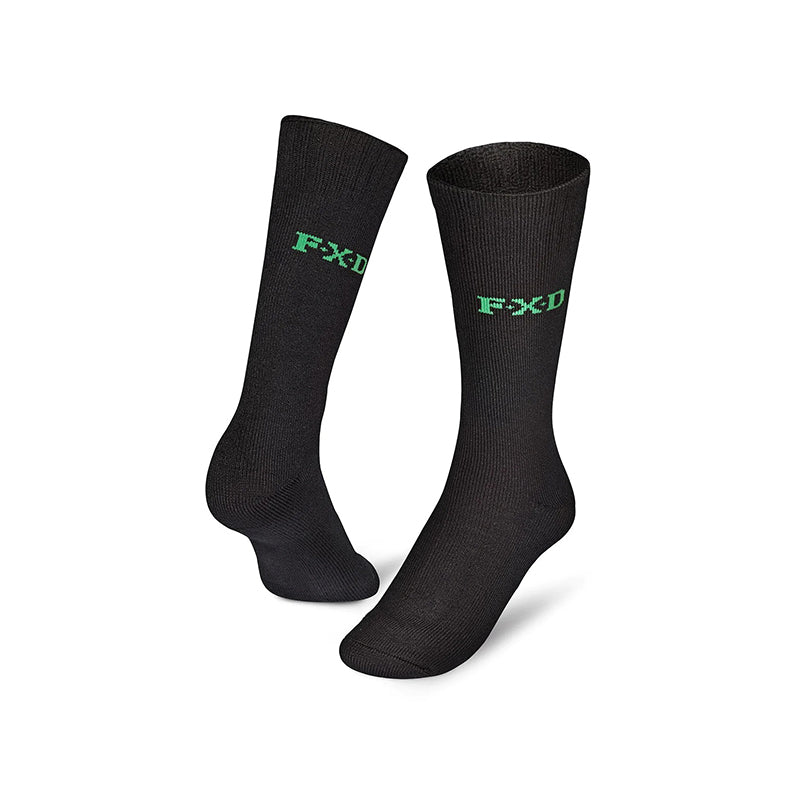 FXD - SK-5 Bamboo Sock 2pk_Black