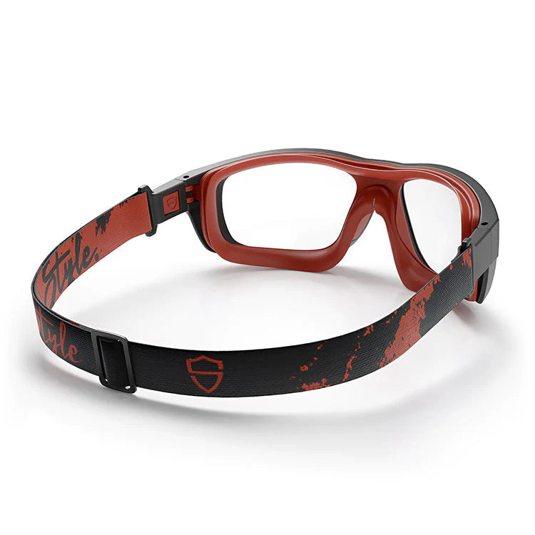 Safestyle - Switches Matte Black/Red Frame Clear Lens_SPSW1-0000