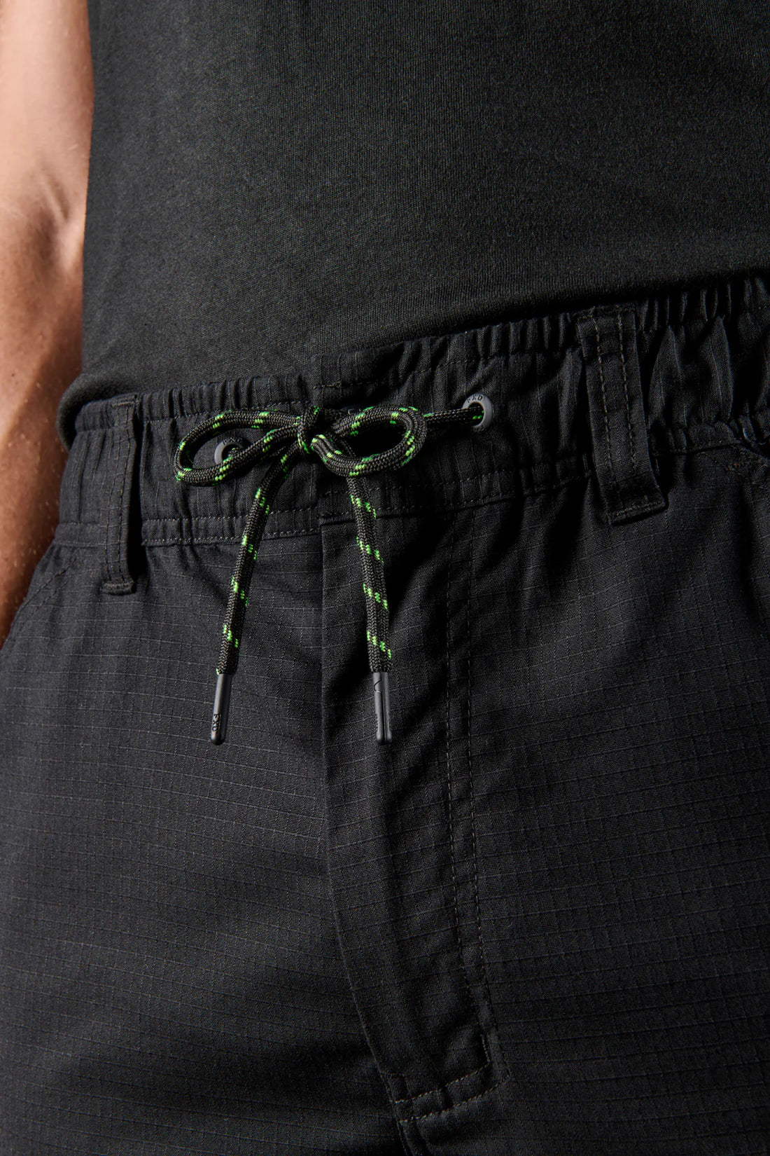 FXD - WP-12 - Elastic Waist Stretch Ripstop Work Pant_Black