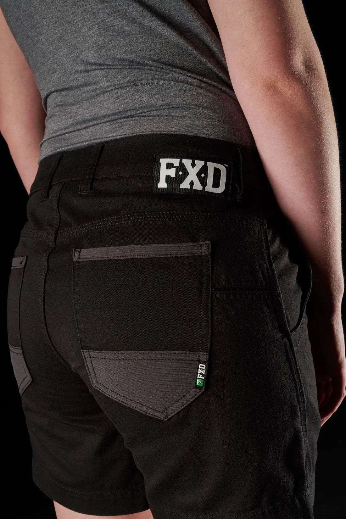 FXD - WS-2W Womens short shorts_Black