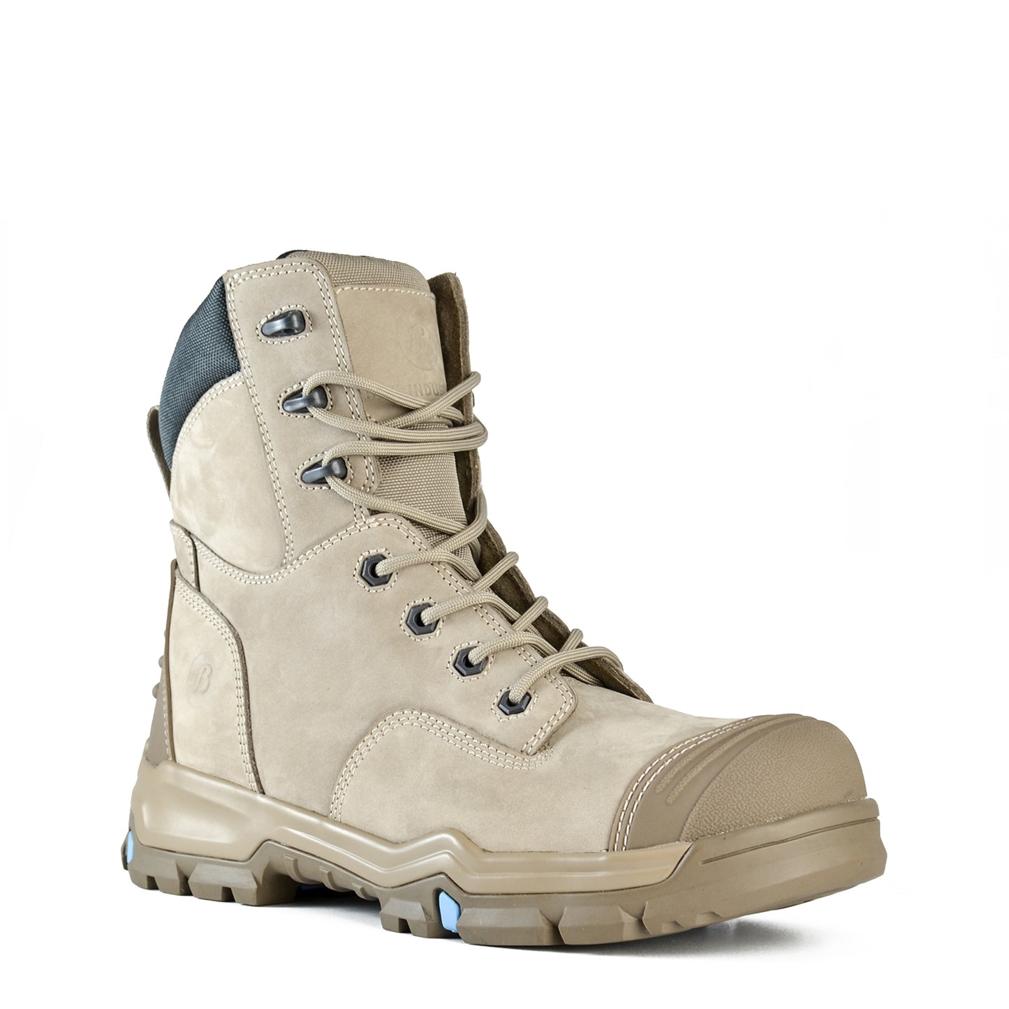 BATA - WOODSIE - HIGH LEG ZIP SIDED SLATE BOOT PU/RUBBER_804-89045