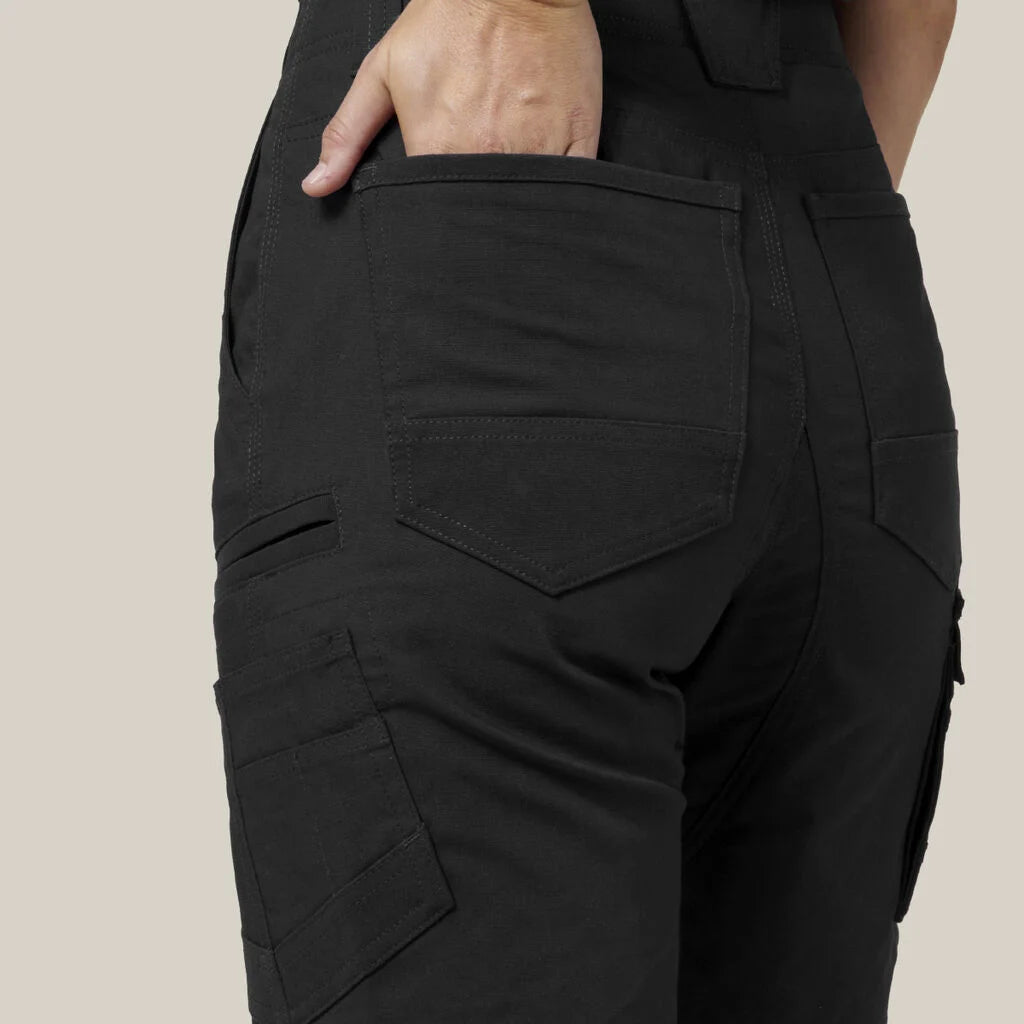 Hard Yakka-WMS RAPTOR MID SHORT-Cargo Shorts_Black - Y08228