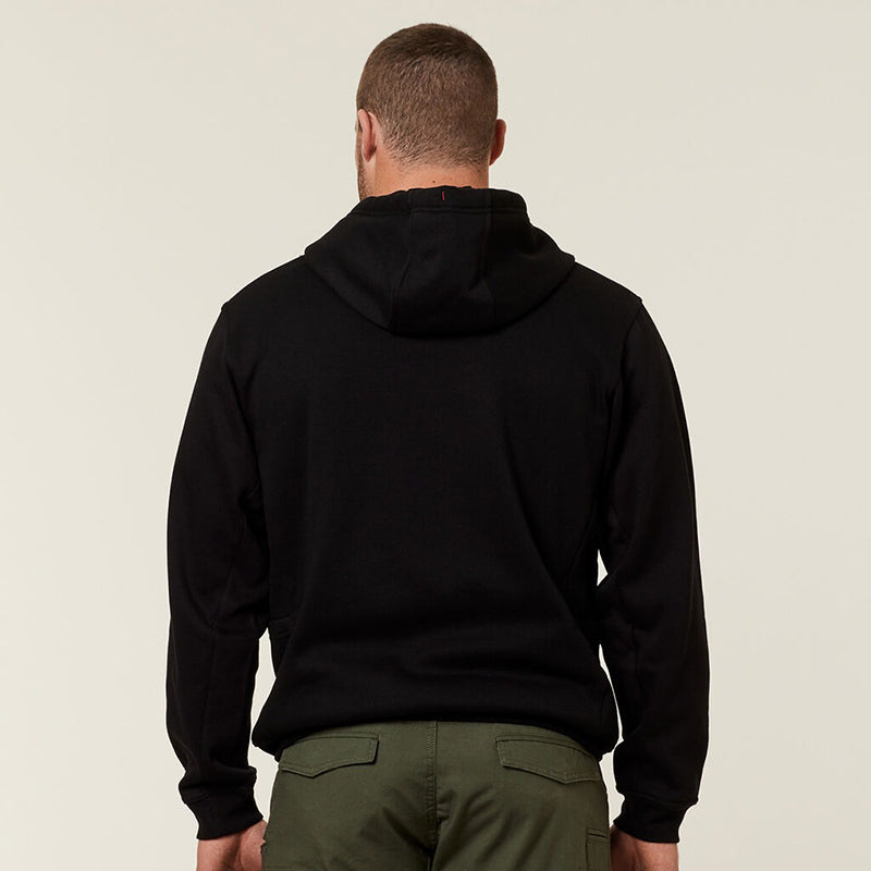 Hard Yakka - PLAIN FLEECE HOODIE_Black - Y19326
