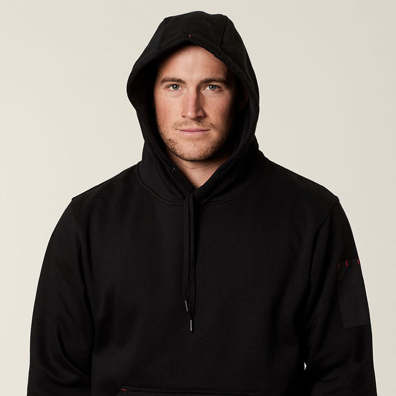 Hard Yakka - PLAIN FLEECE HOODIE_Black - Y19326