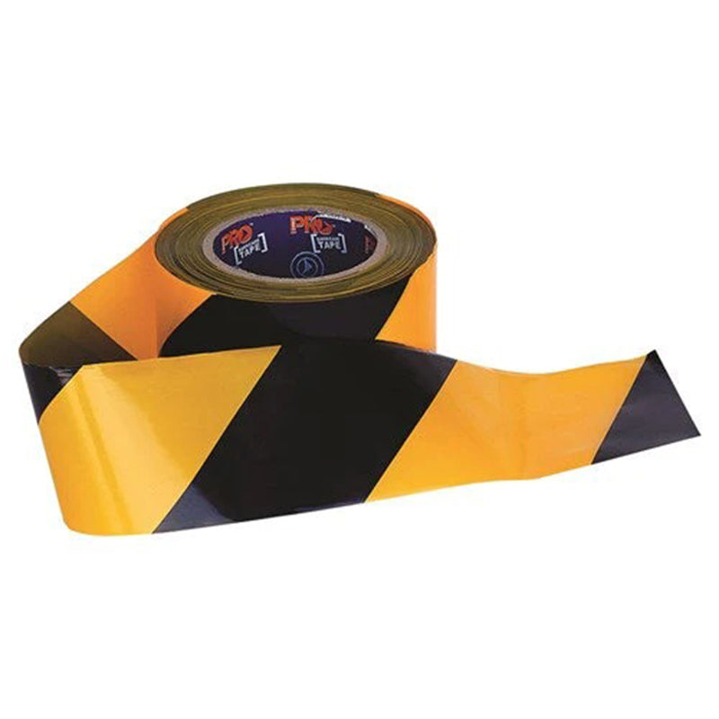 PRO CHOICE - YELLOW/BLACK TAPE 75MM X 100M - YB10075