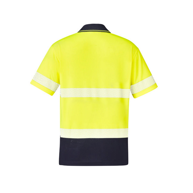 Syzmik - Hi Vis Polo w Segmented Tape S/S_Yellow/Navy - ZH535
