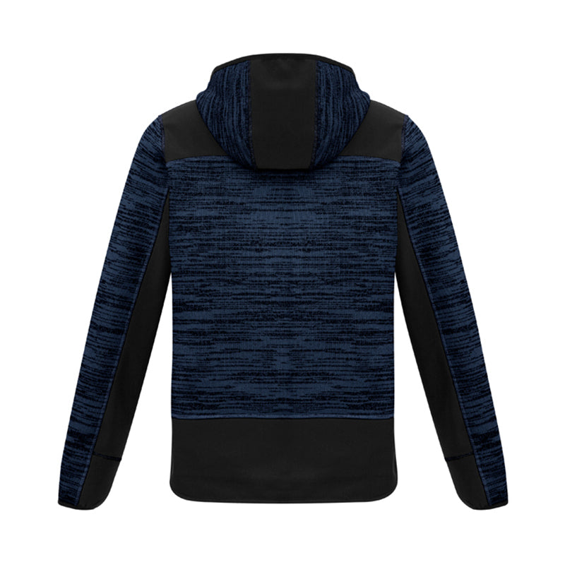 Syzmik - Streetworx Reinforced Knit Hoodie - Full Zip_Navy/Black - ZT360