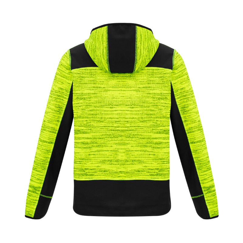 Syzmik - Streetworx Reinforced Knit Hoodie - Full Zip_Yellow/Black - ZT360