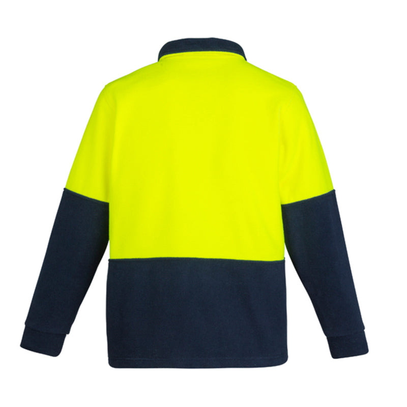 Syzmik - D/O Fleece Jumper -Yellow/Navy -_Yellow/Navy - ZT460