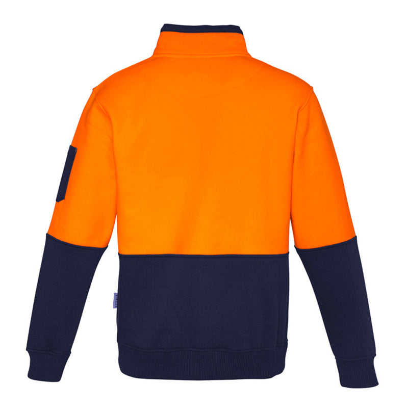 Syzmik - Hi Vis Pullover w Half Zip_Orange/Navy - ZT476