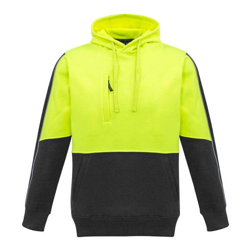 Syzmik - Hi Vis Pullover Hoodie_Yellow/Navy - ZT484