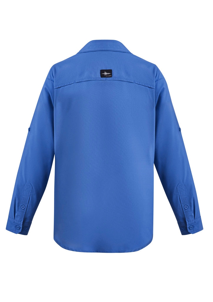 Syzmik - Mens Outdoor Shirt L/S -BLUE -_Blue - ZW460