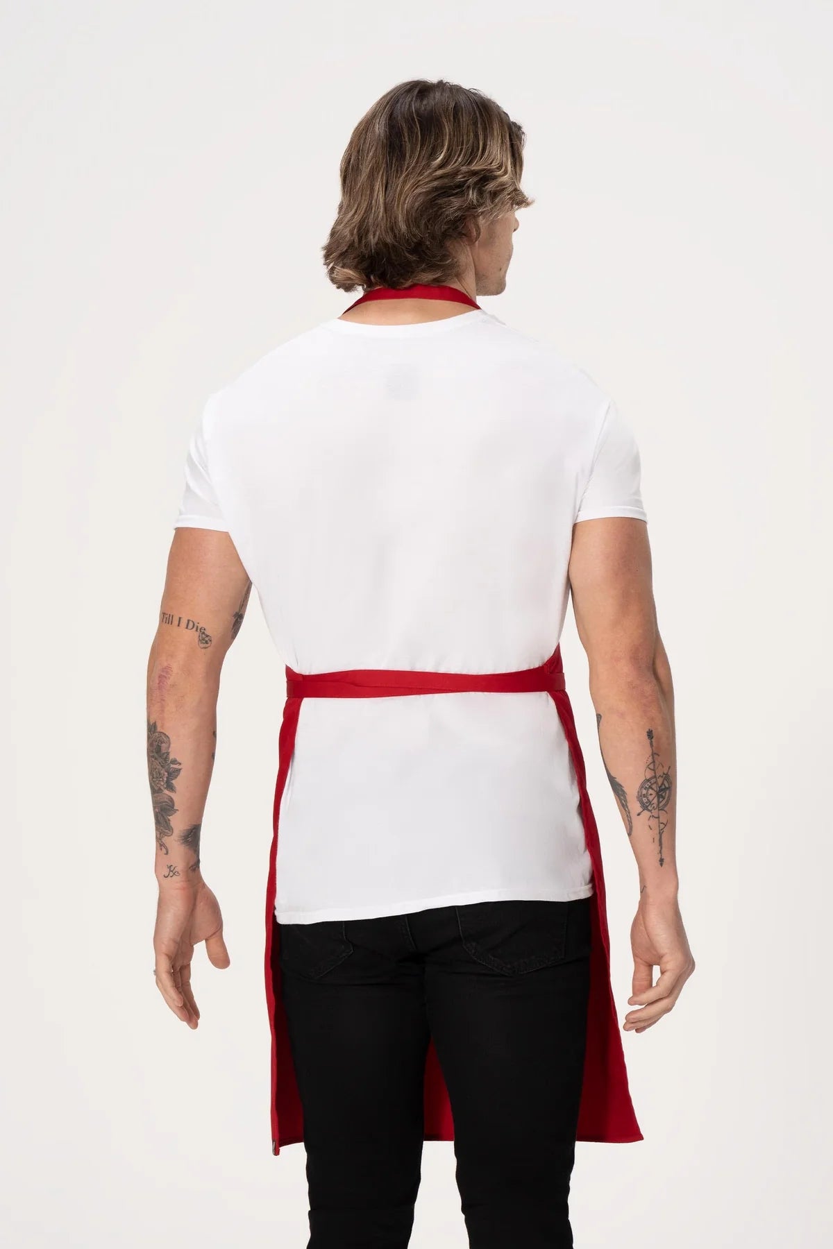Chef Works - Bib Apron- Red - F8