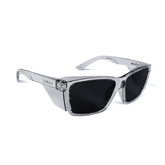 BOLLE - STKS 420 - Smoke PC Lens - PLATINUM (ASAF) - Crystal PC Temples/Frame-STK42N21A