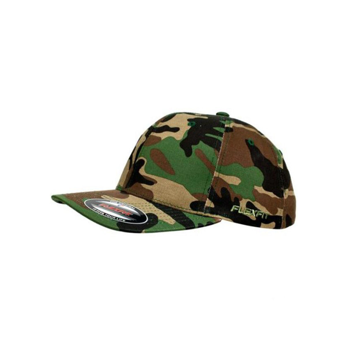 Flexfit Perma Curve Cap - Worn by the World _Green Camo - 6277
