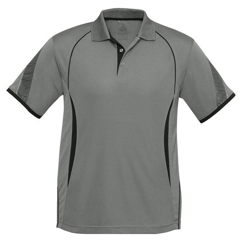 Biz Collection - Razor Mens Polo_Ash/Black - P405MS – Worklocker ...