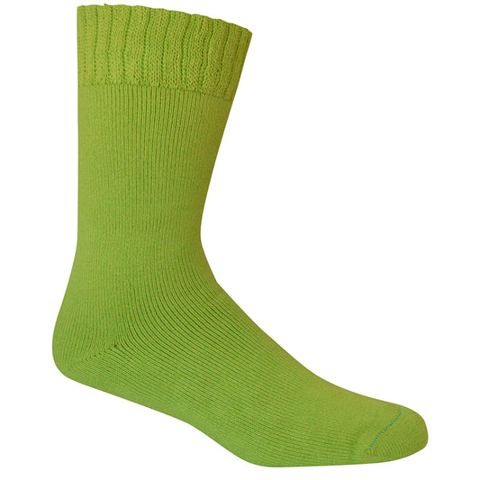 Bamboo Textiles - Extra Thick Bamboo Socks - HV lime
