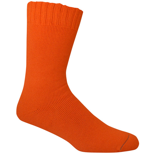 Bamboo Textiles - Extra Thick Bamboo Socks - HV orange
