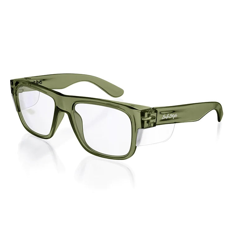SafeStyle - Fusions Green Frame /Clear UV400_FGRC100