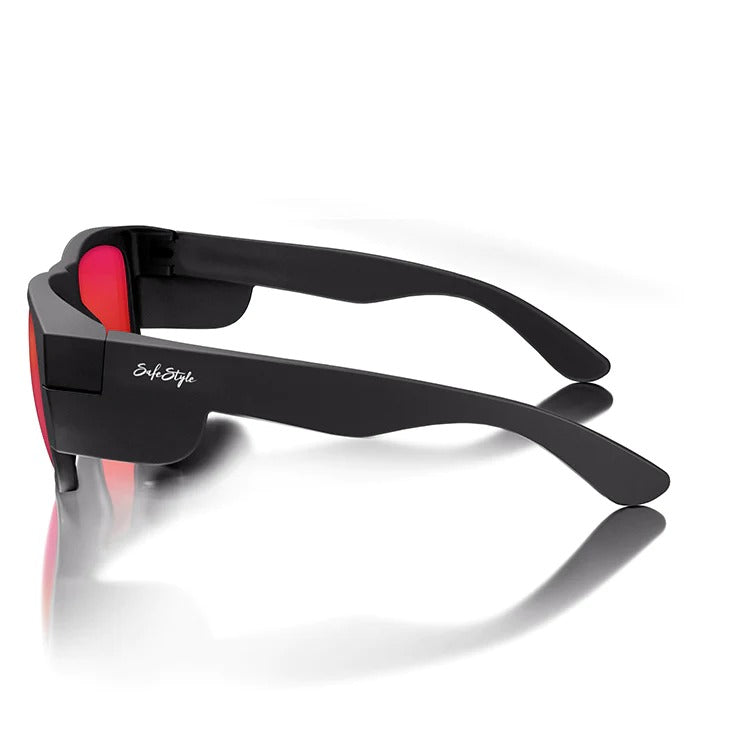 SafeStyle - Fusions Matte Black Frame/Mirror Red Polarised UV400_FMBRP100