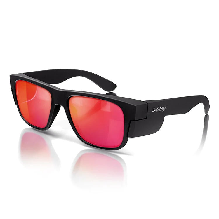SafeStyle - Fusions Matte Black Frame/Mirror Red Polarised UV400_FMBRP100
