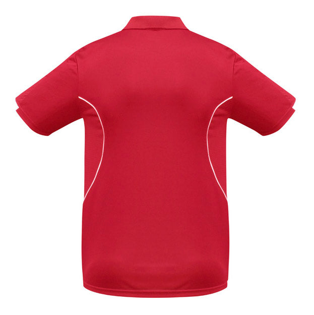 Biz Collection - Razor Mens Polo_Red/White - P405MS
