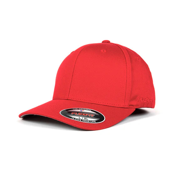 Flexfit Perma Curve Cap - Worn by the World _Red - 6277
