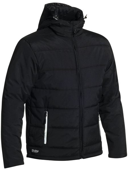 Bisley - Puffer Jacket with Adjustable Hood_Black - BJ6928