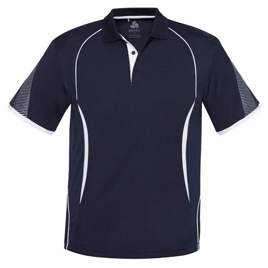 Biz Collection - Razor Mens Polo_Navy/White - P405MS
