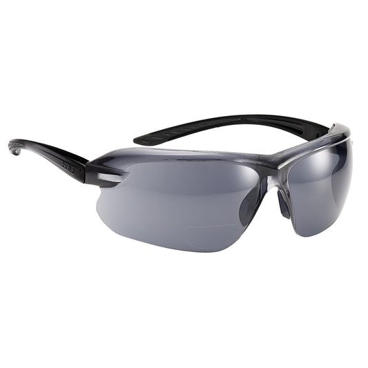 BOLLE - IRI-s DIOPTER Black/Grey Temple AS/AF Clear Lens +3.0 - 1671005