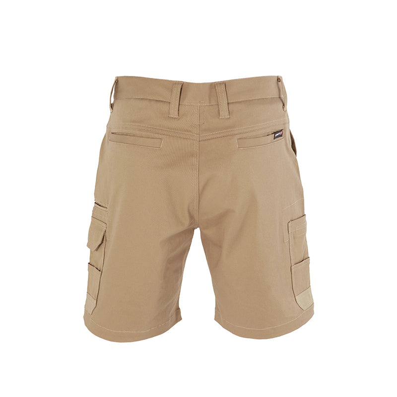 UNIT - DEMOLITION SHORTS - Stretch Cotton Cargo Shorts_Khaki - 171117007