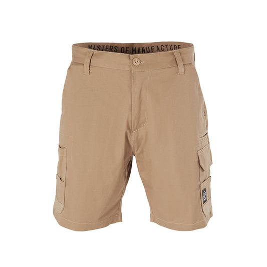 UNIT - DEMOLITION SHORTS - Stretch Cotton Cargo Shorts_Khaki - 171117007