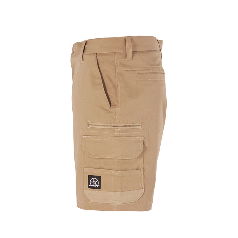 UNIT - DEMOLITION SHORTS - Stretch Cotton Cargo Shorts_Khaki - 171117007