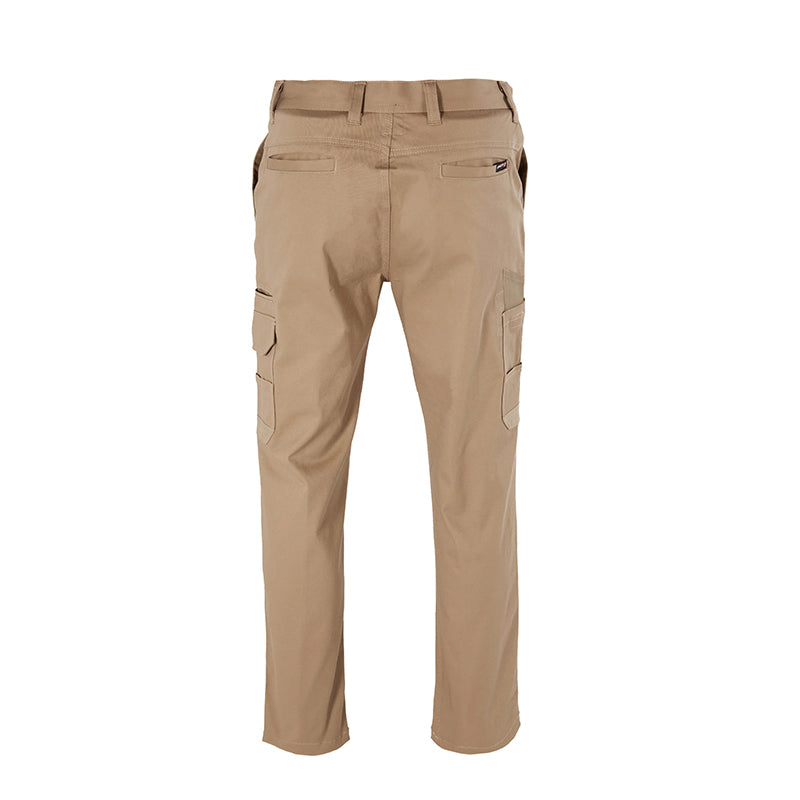 UNIT - DEMOLITION PANTS - Stretch Cotton Cargo Work Pants_Khaki - 171119002