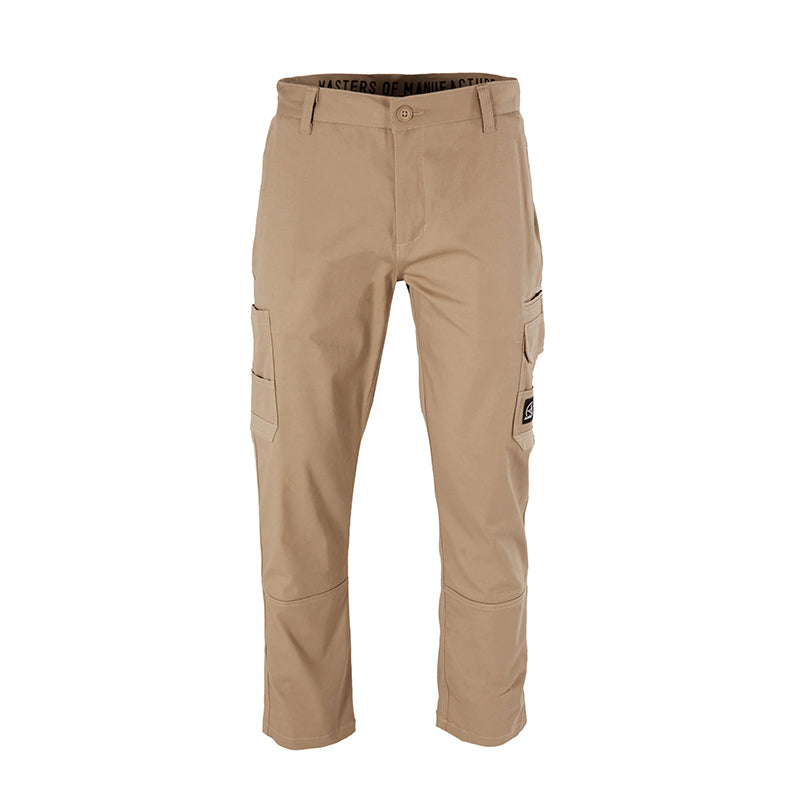 UNIT - DEMOLITION PANTS - Stretch Cotton Cargo Work Pants_Khaki - 171119002