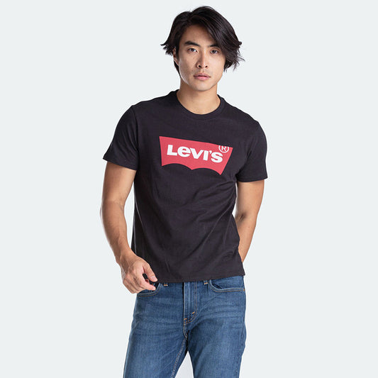 LEVIS - BAT WING TEE GRAPHIC SET-IN NECK GRAPHIC H215-HM BLACK - 17783-0137
