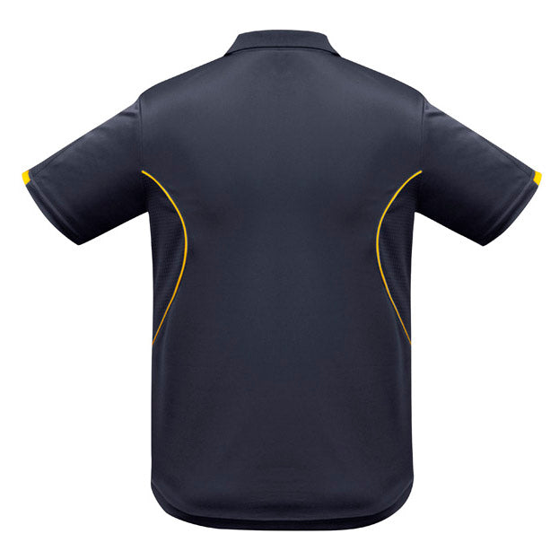 Biz Collection - Razor Mens Polo_Navy/Gold - P405MS