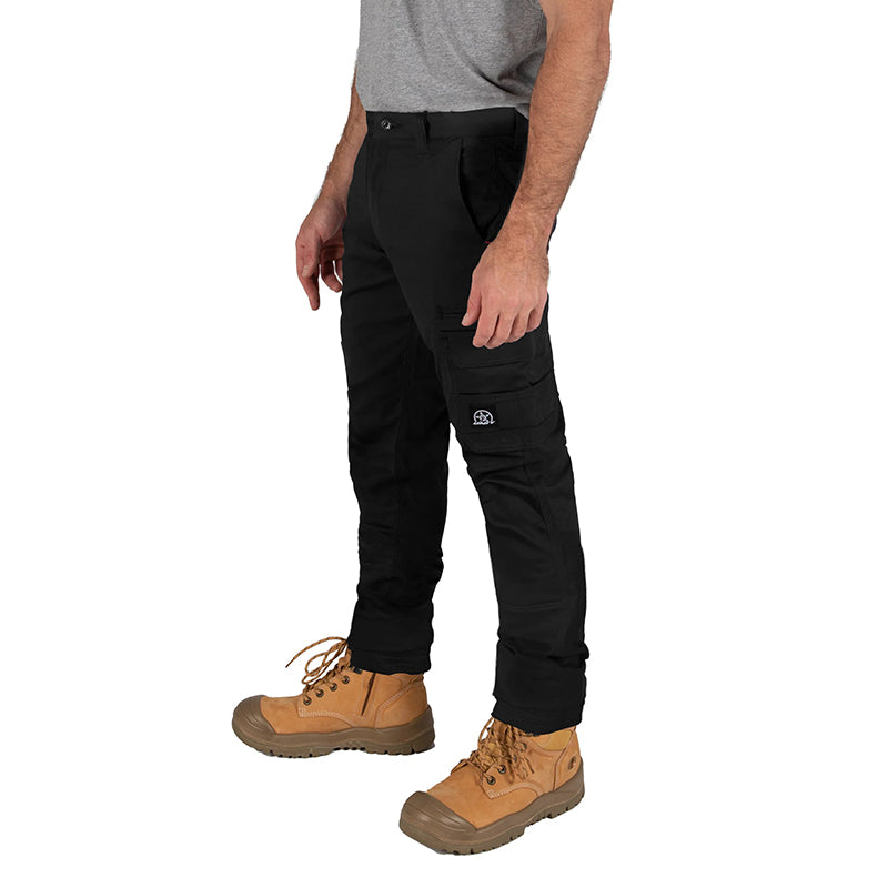 UNIT - MENS PANTS - DEMOLITION CUFFED-209119006-BLACK