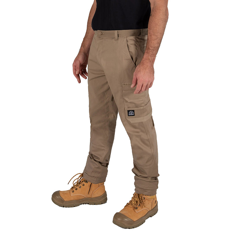 UNIT - MENS PANTS - DEMOLITION CUFFED-209119006-KHAKI