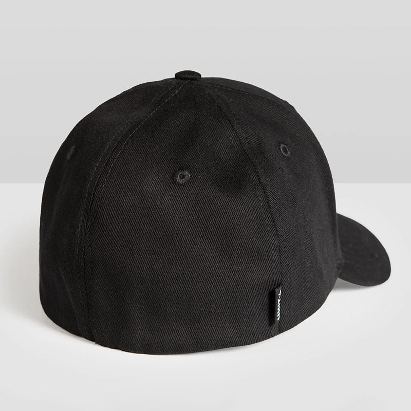 UNIT - MENS HEADWEAR - CAP (FLEXI) - MUZ-221125005-BLACK