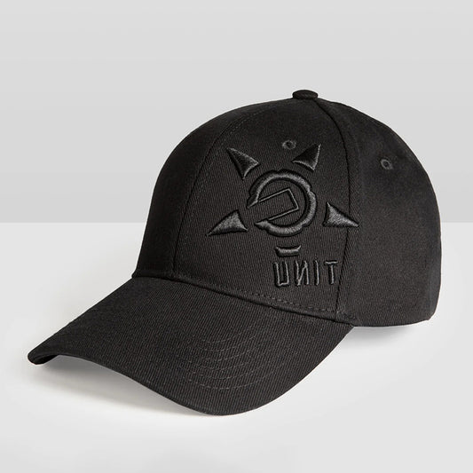 UNIT - MENS HEADWEAR - CAP (FLEXI) - MUZ-221125005-BLACK