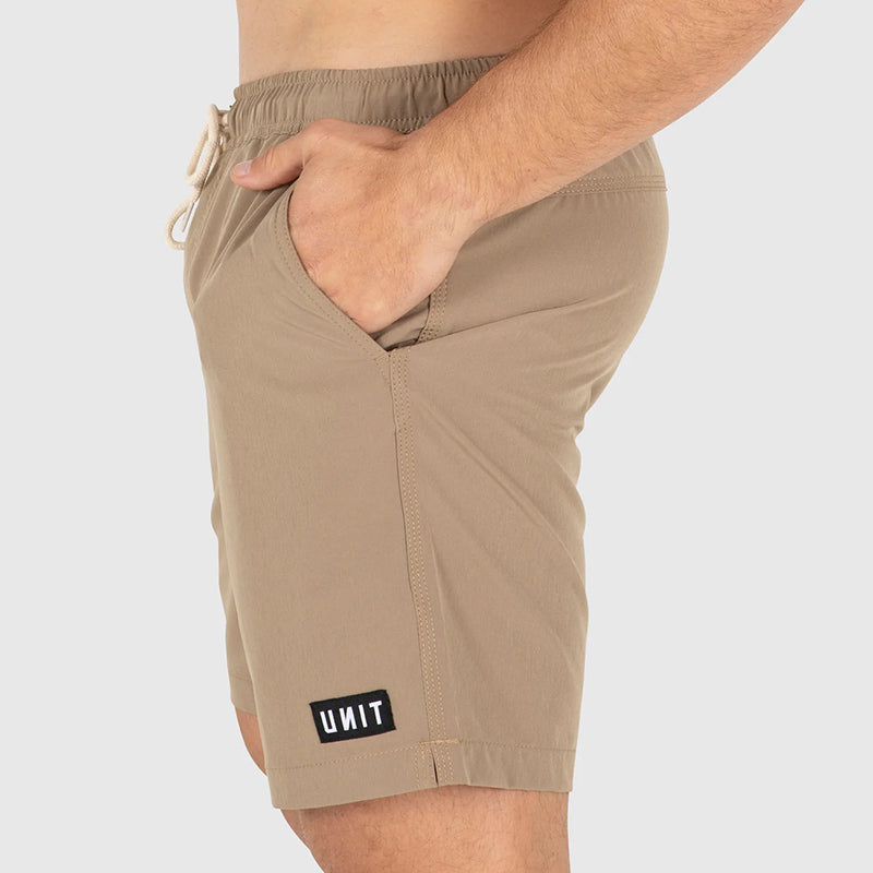 UNIT - MENS SHORTS - BLOCK - 229117002-KHAKI