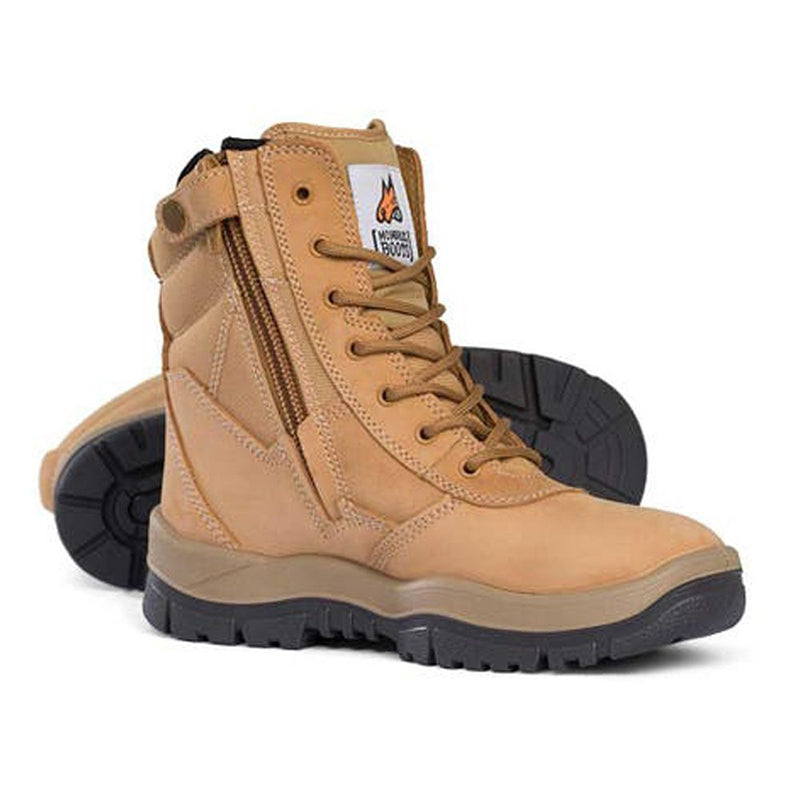 Mongrel - High leg Zip Sided Safety Boot_Wheat - 251050