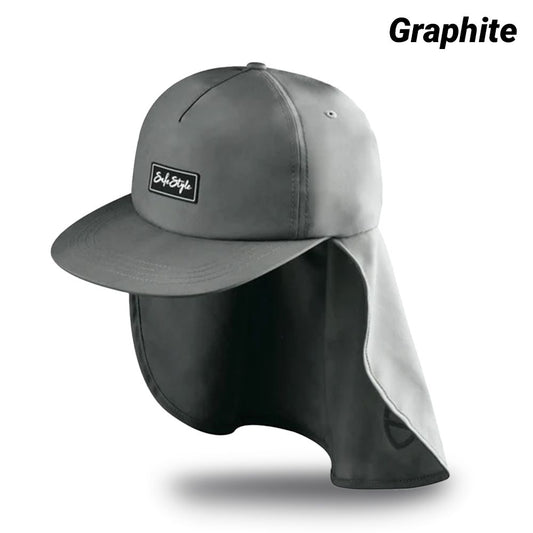 Safestyle - Worksite to Weekend Cap with Flap-Graphite_WTWGC100