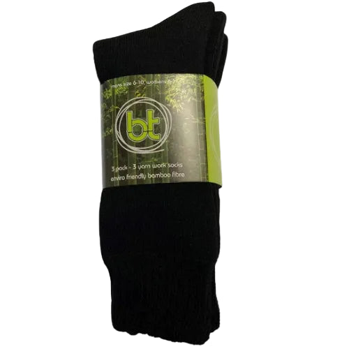 Bamboo Textiles - 3-Yarn 3-Pack - Black